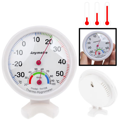 Mini Indoor Thermometer & Hygrometer with Dual Scales - Click Image to Close